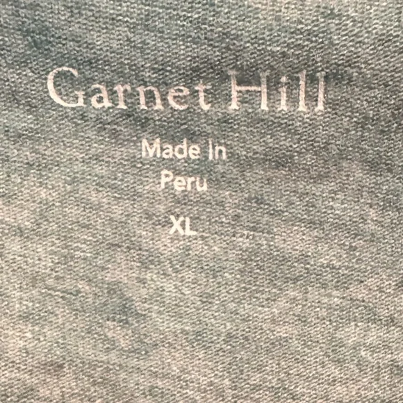Garnet Hill Parsely Green Surplice Top. NWOT  XL - Picture 3 of 4